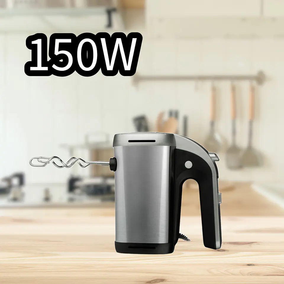 BATIDORA ZZKKO MANO 150 W 5 VELOCIDADE PRACTICO 150W COCINA RESPOSTERIA LAU 7