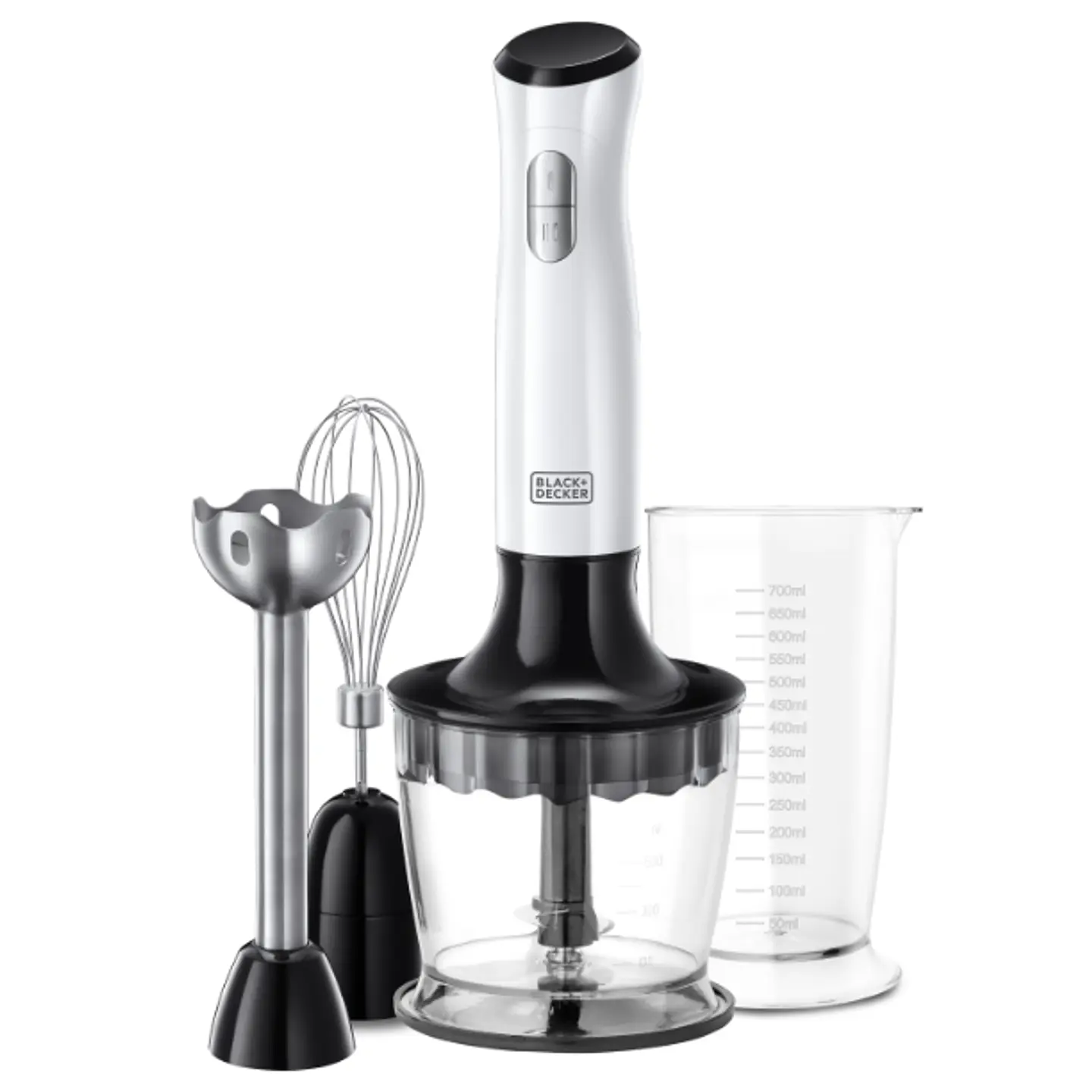 BATIDORA DE INMERSIÓN BLACK & DECKER BLANCA 700W HB24710 1