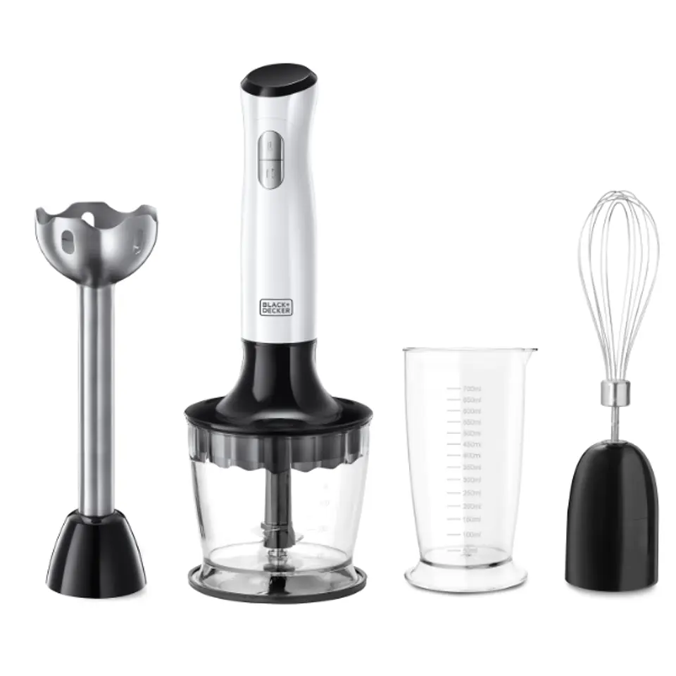 BATIDORA DE INMERSIÓN BLACK & DECKER BLANCA 700W HB24710 3