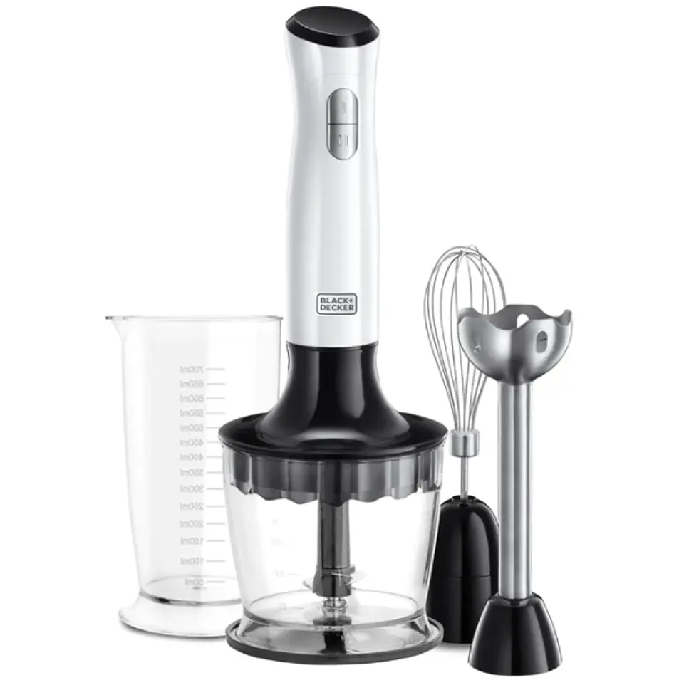 BATIDORA DE INMERSIÓN BLACK & DECKER BLANCA 700W HB24710 5