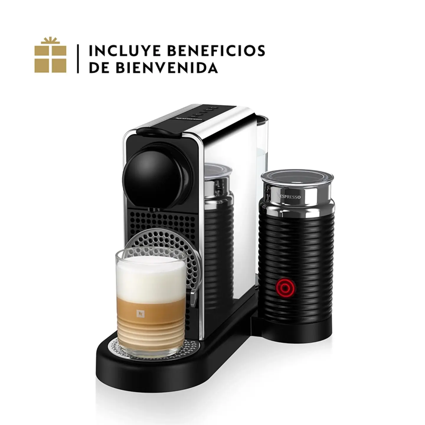 CAFETERA NESPRESSO CITIZ & MILK + AEROCCINO 3 3