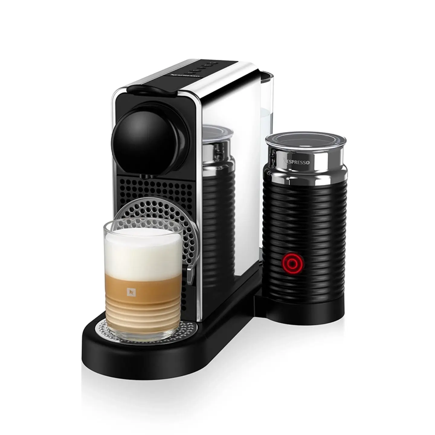 CAFETERA NESPRESSO CITIZ & MILK + AEROCCINO 3 4