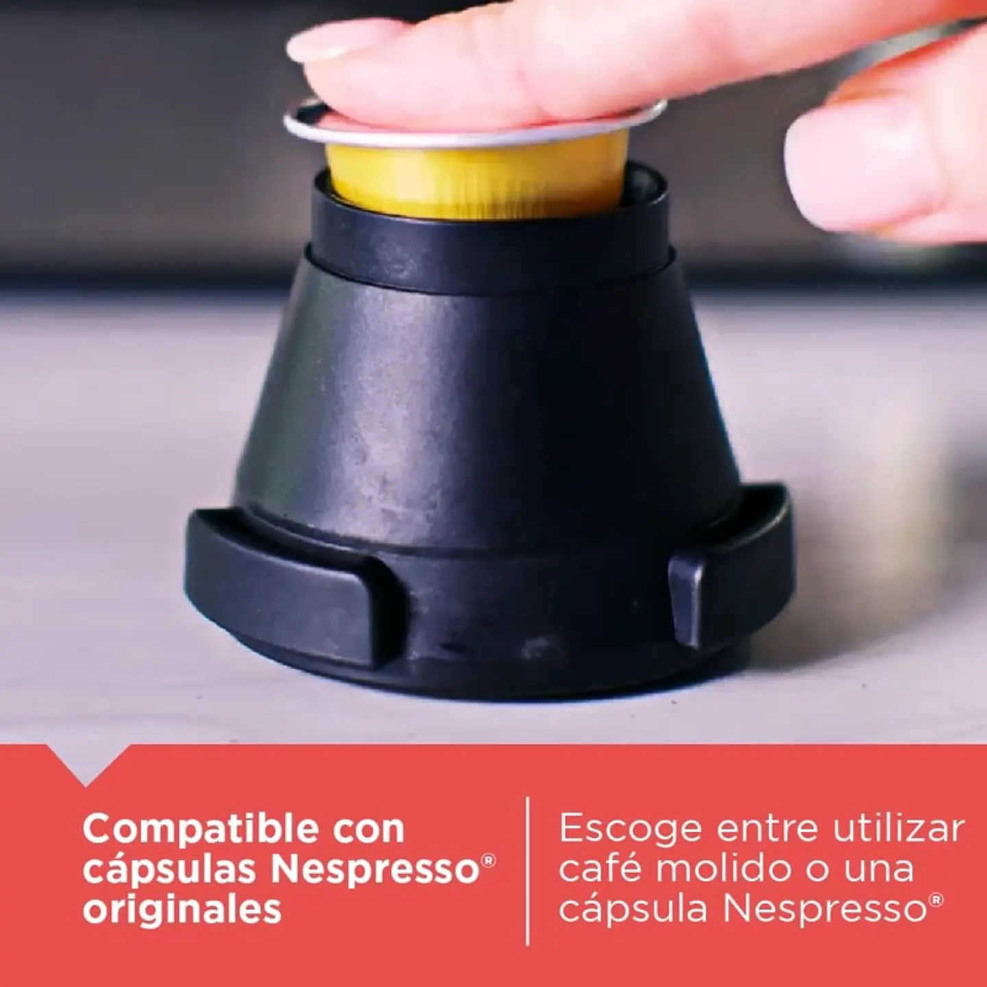 CAFETERA ESPRESSO 20 BARES CAPSULAS-CAFE MOLIDO BLACK+DECKER 7