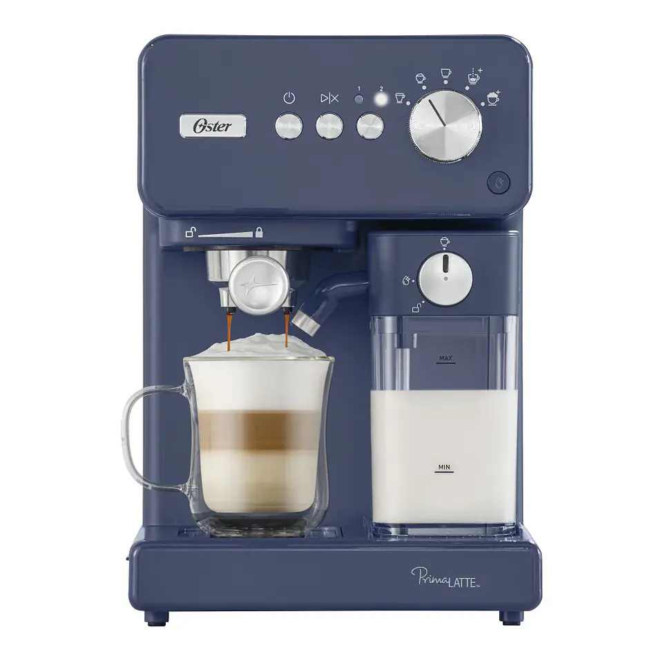 CAFETERA AUTOMATICA OSTER PRIMALATTE AZUL BVSTEM6604BL 1