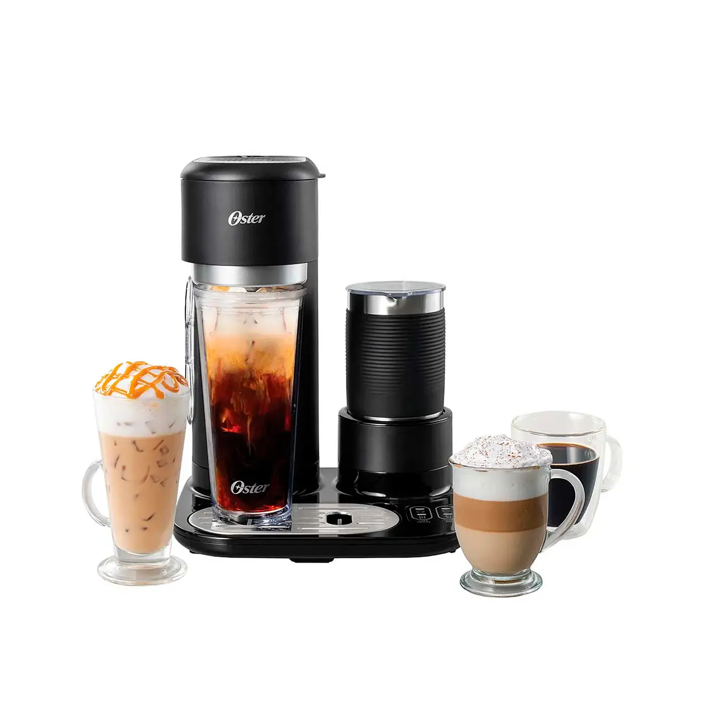 CAFETERA LATTE OSTER CON ESPUMADOR BVSTDC02B 4 EN 1 1