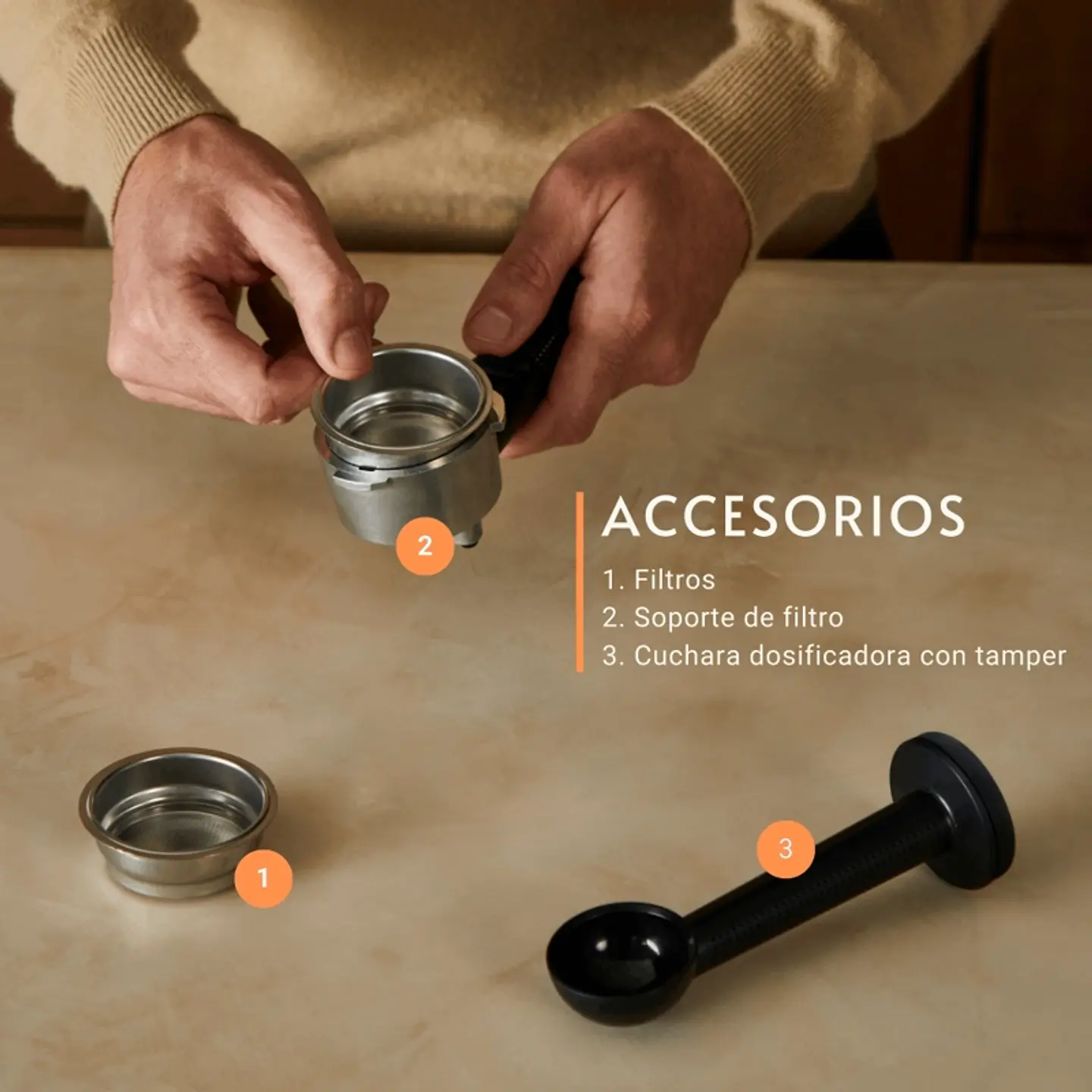 CAFETERA ESPRESSO AUTHENTIC GRIS KRUPS 3