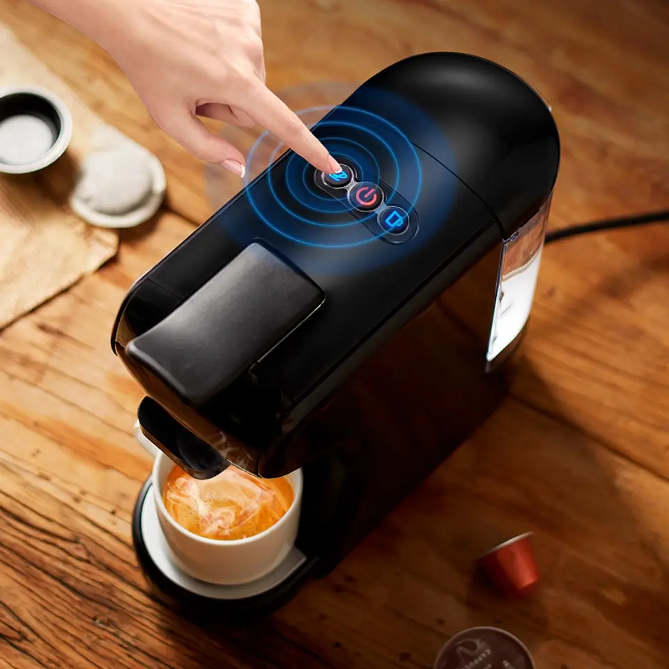 CAFETERA NAPPO 3 EN 1 1450W COMPATIBLE DOLCE GUSTO NESPRESSO 9