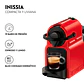 CAFETERA NESPRESSO CÁPSULA INISSIA C40 ROJO - Miniatura 5