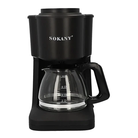 CAFETERA ELECTRICA DE GOTEO 950W DE 6 TAZAS SK-124 SOKANY