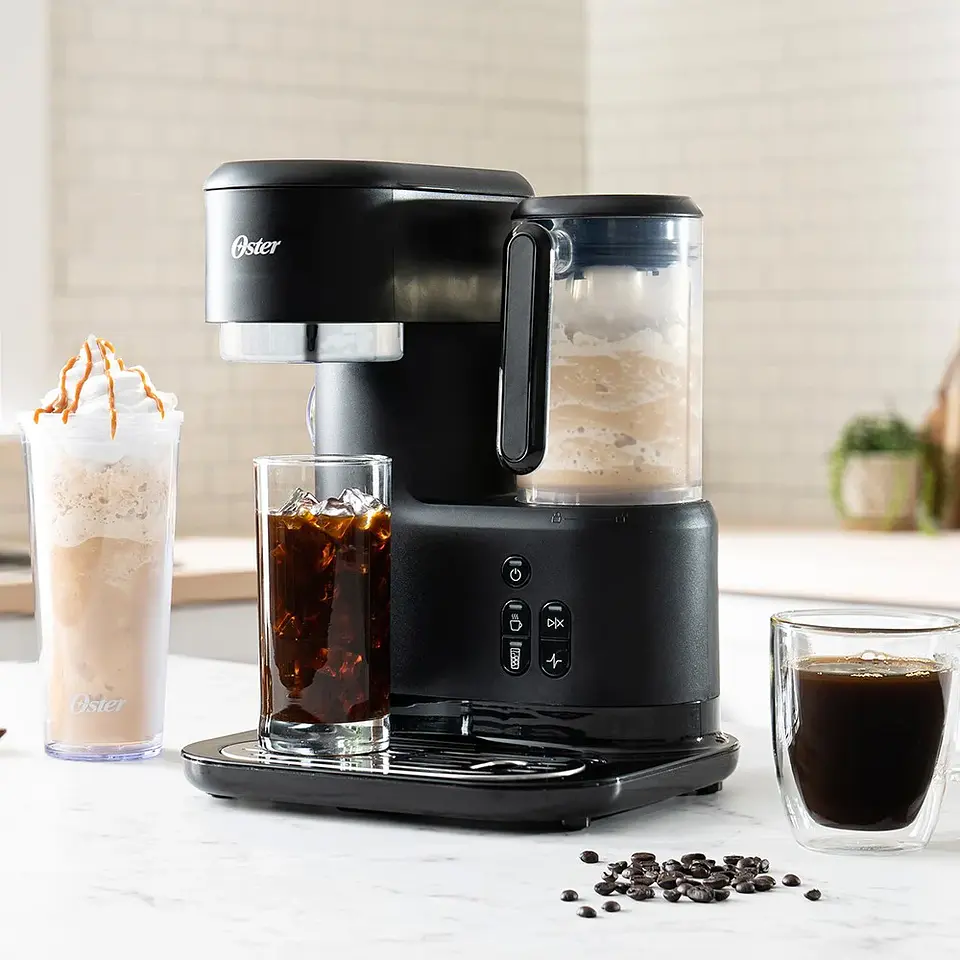 CAFETERA OSTER HIDROPRESIÓN FRAPPÉ ® CON LICUADORA BVSTDC03B 4