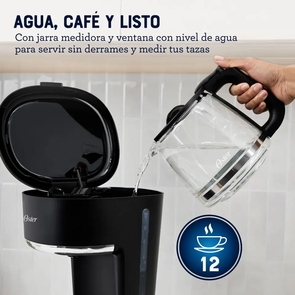 CAFETERA OSTER PROGRAMABLE 12 TAZAS MODELO 2217262 4