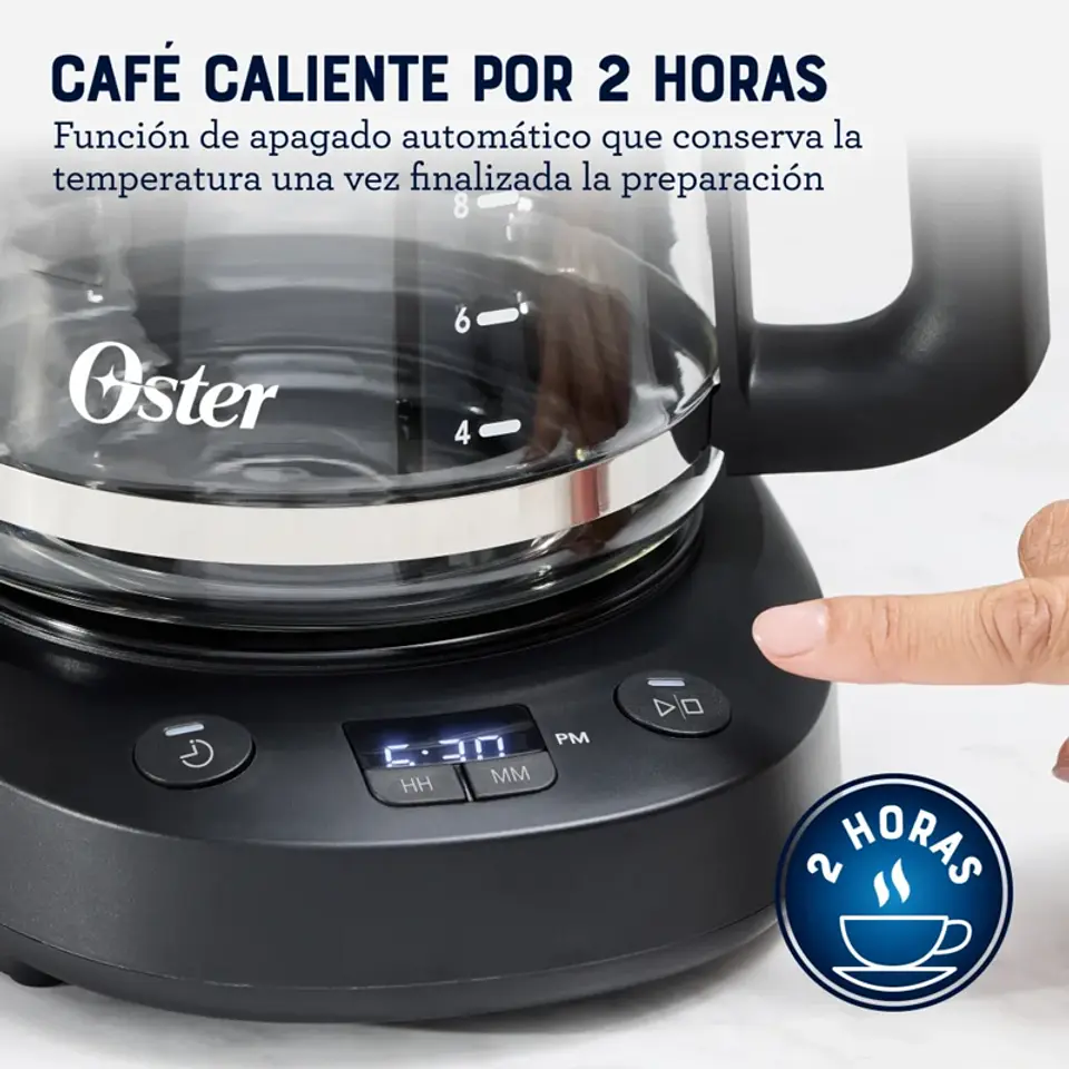 CAFETERA OSTER PROGRAMABLE 12 TAZAS MODELO 2217262 5