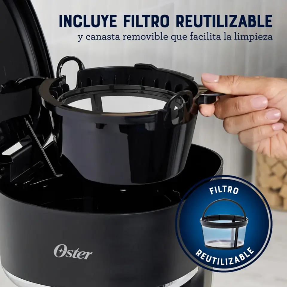 CAFETERA OSTER PROGRAMABLE 12 TAZAS MODELO 2217262 7