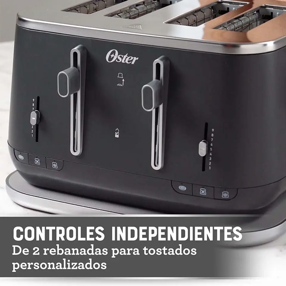 TOSTADORA PREMIUM PARA 4 REBANADAS TSSTTA4540B 2
