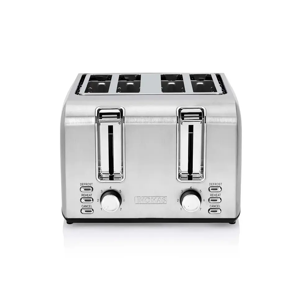 TOSTADOR THOMAS TH-133I 4 REBANADAS ACERO INOX 1500W 2