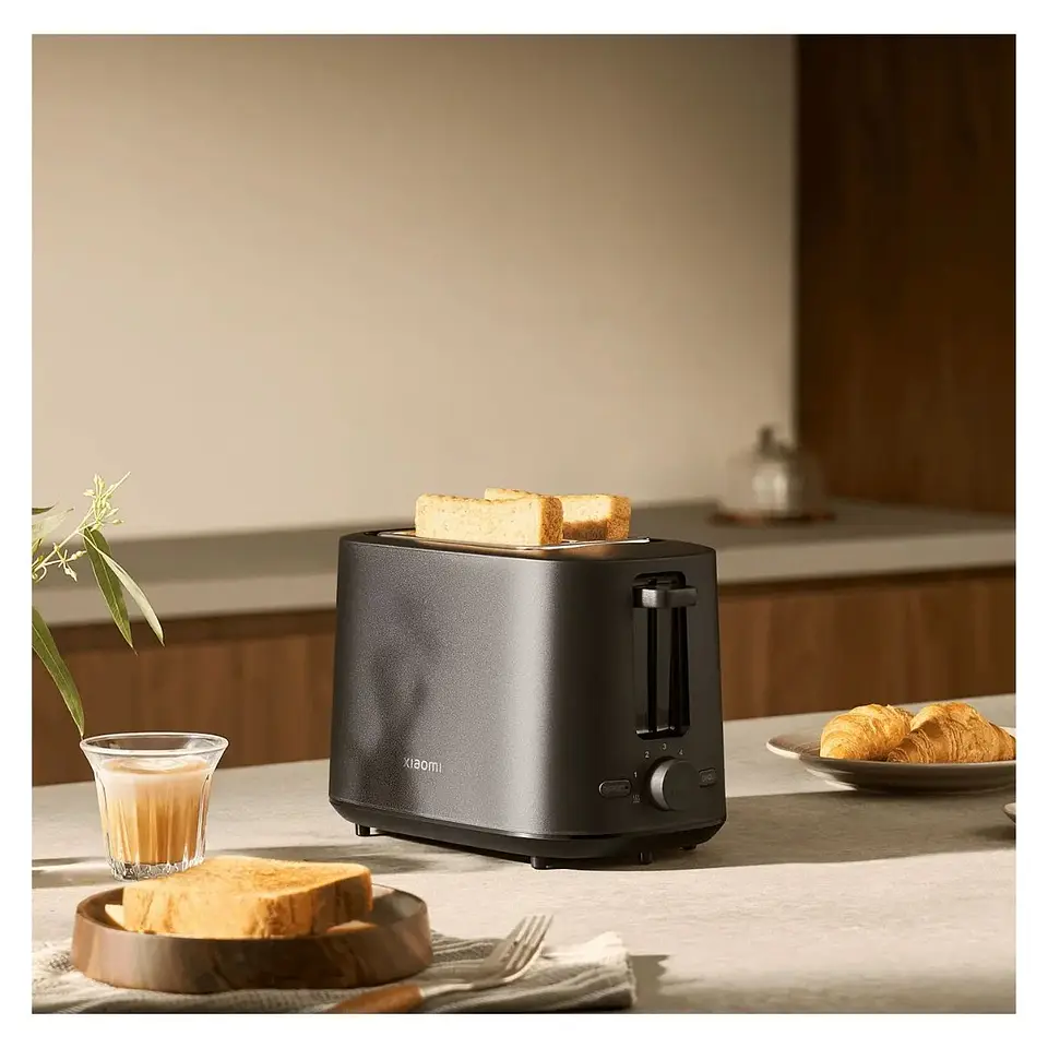 XIAOMI TOSTADOR ELÉCTRICO 2 REBANADAS 6 NIVELES NEGRO 4