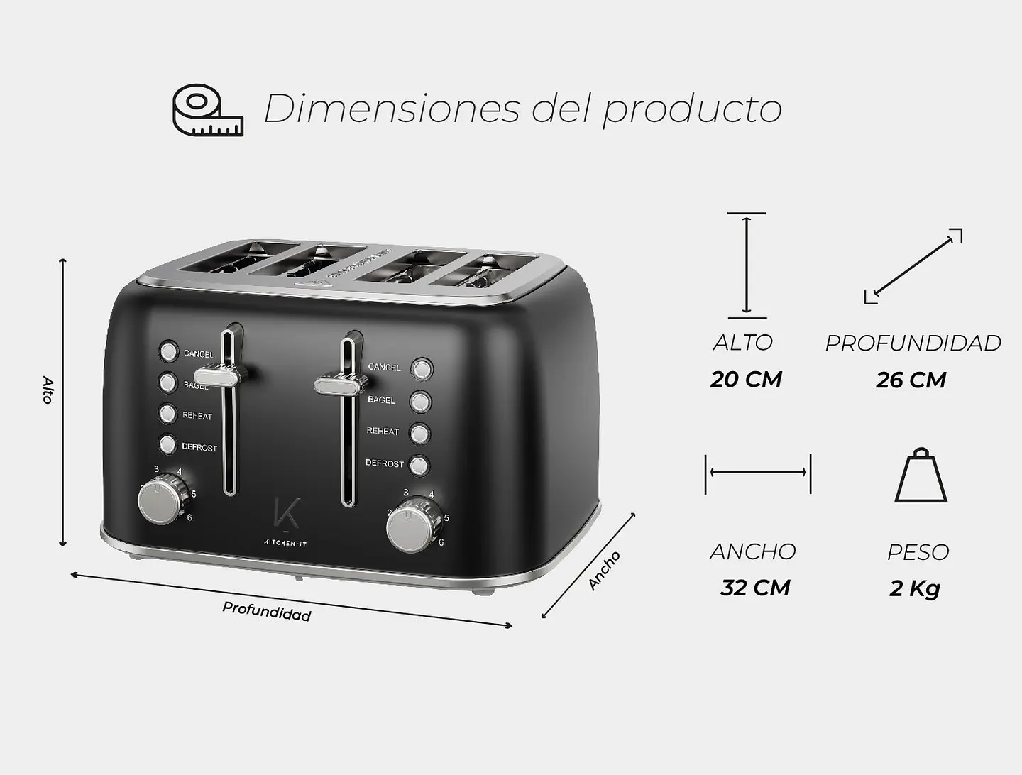 TOSTADOR ELE CTRICO VIENNA 8
