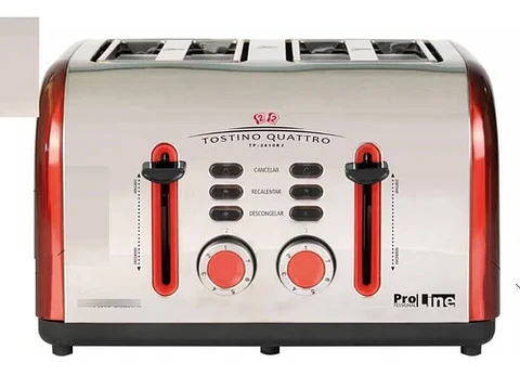 TOSTADOR DE PAN SINDELEN TP-2410RJ 4 PANES