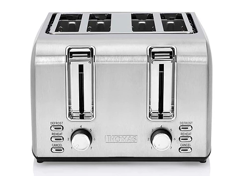 TOSTADORA THOMAS 4 REBANADAS TH-133I ACERO INOXIDABLE