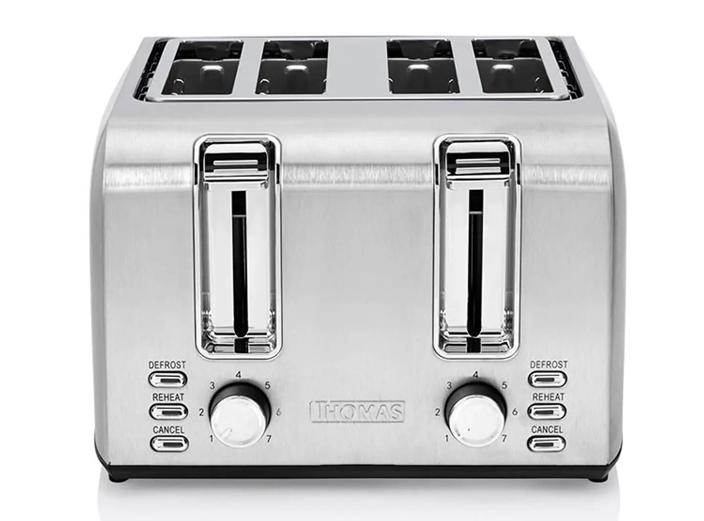 TOSTADORA THOMAS 4 REBANADAS TH-133I ACERO INOXIDABLE 1