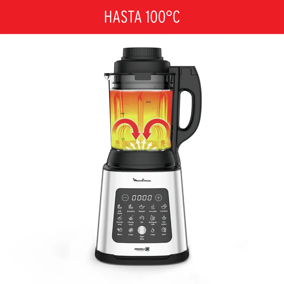 LICUADORA PERFECT MIXCOOK 1400W 2L MOULINEX 2