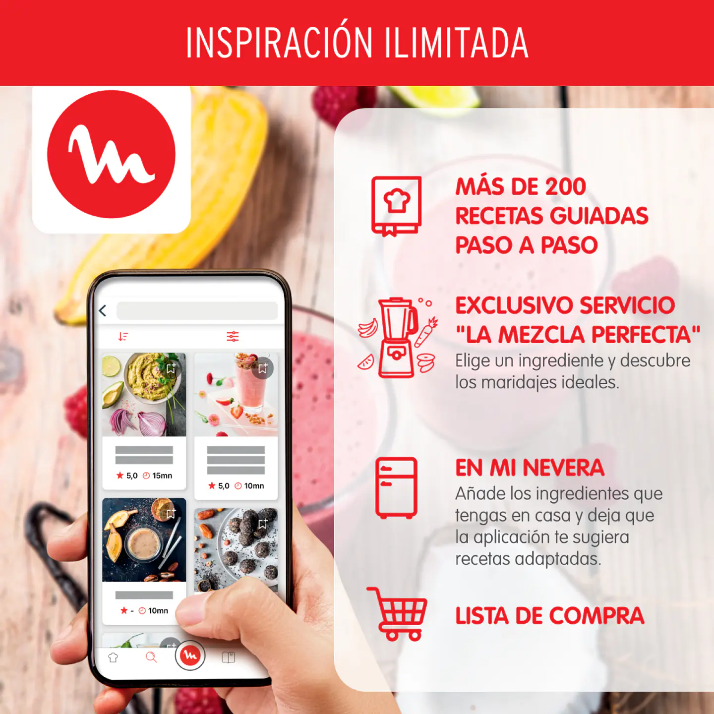 LICUADORA PERFECT MIXCOOK 1400W 2L MOULINEX 6