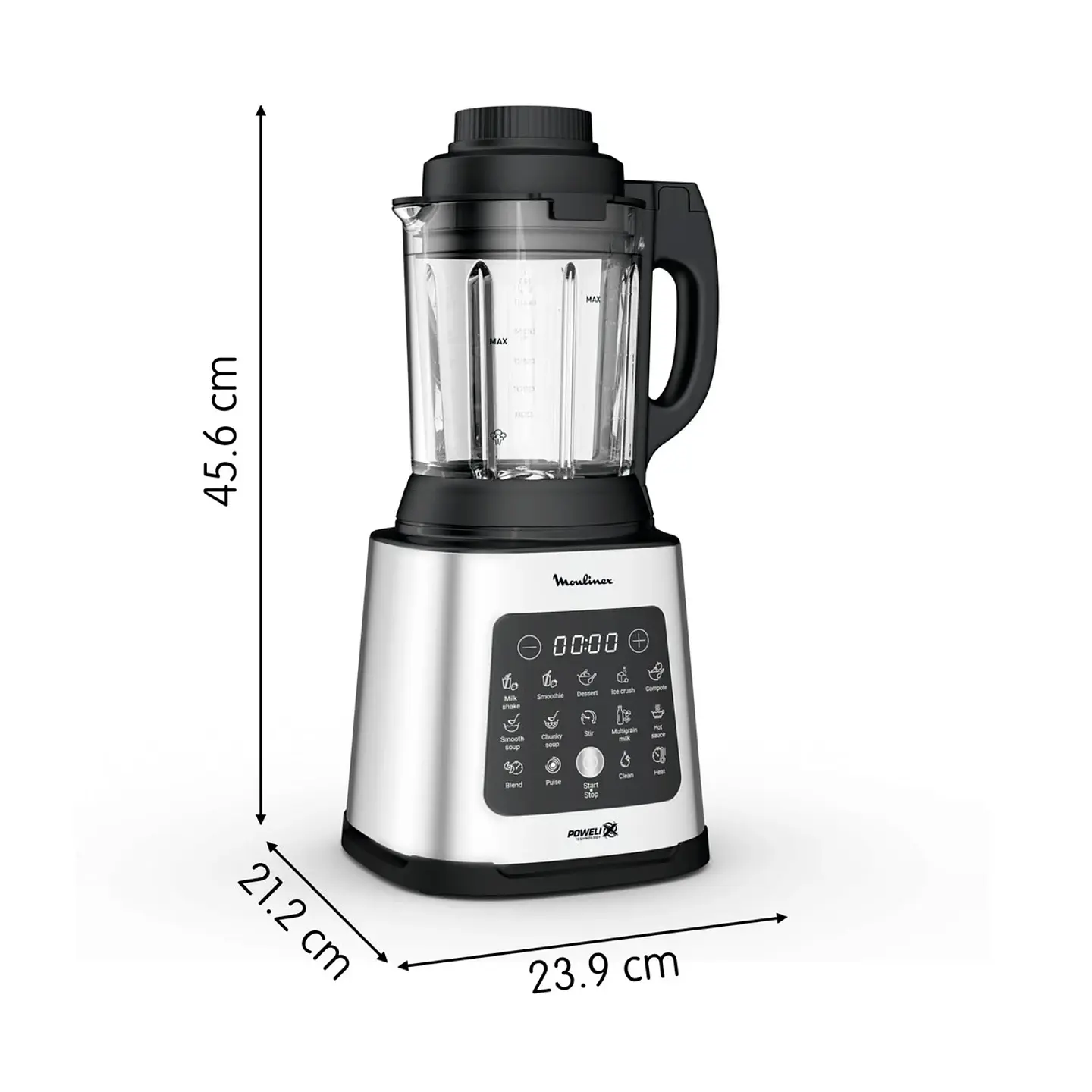 LICUADORA MOULINEX PERFECT MIX&COOK LM835D10 1400W 1.7 LT 3