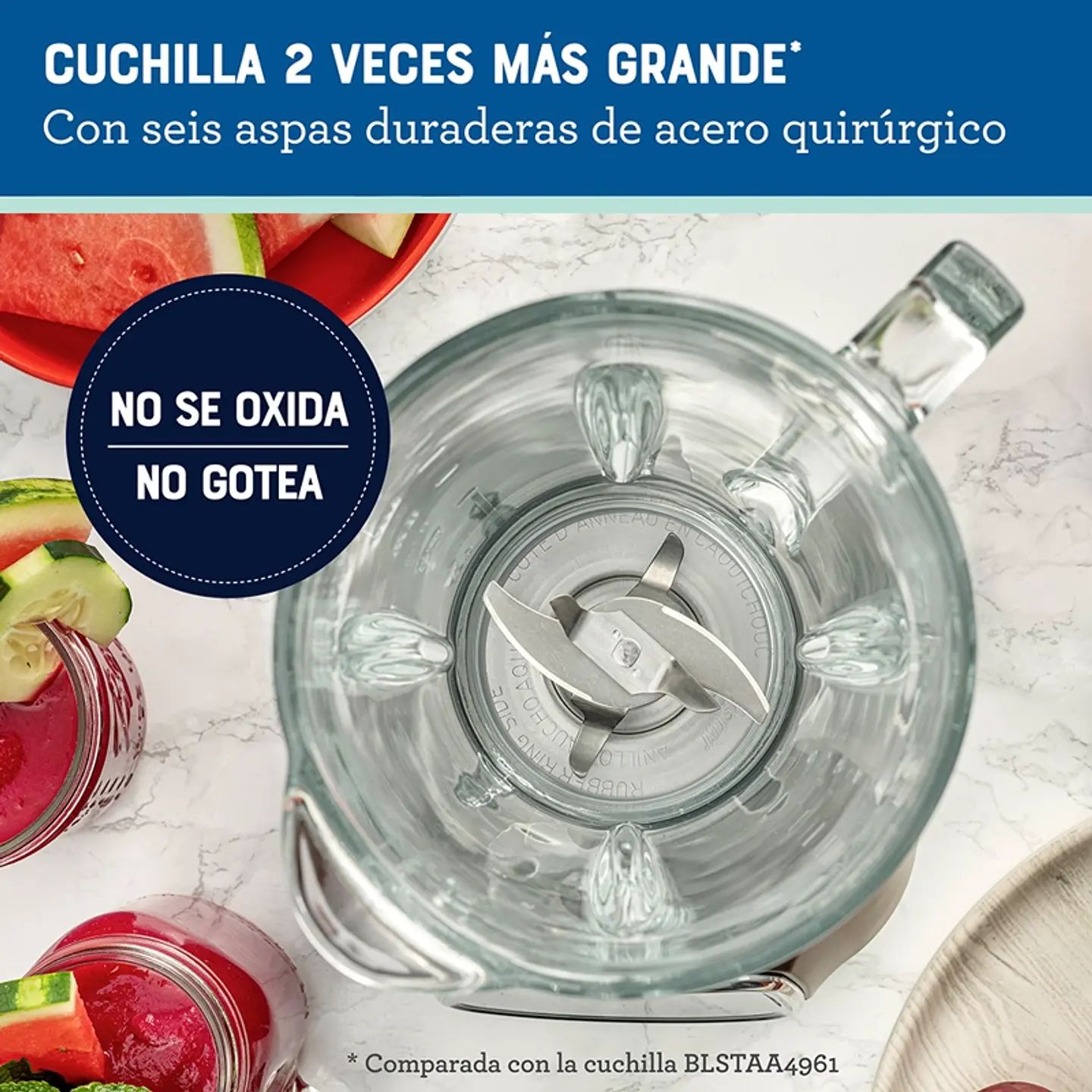 LICUADORA OSTER BLSTPYG1312XBG-052 700 W 1.5 L PANTALLA TÁCTIL VASO BLENDNGO BLSTPYG1312XBG 7