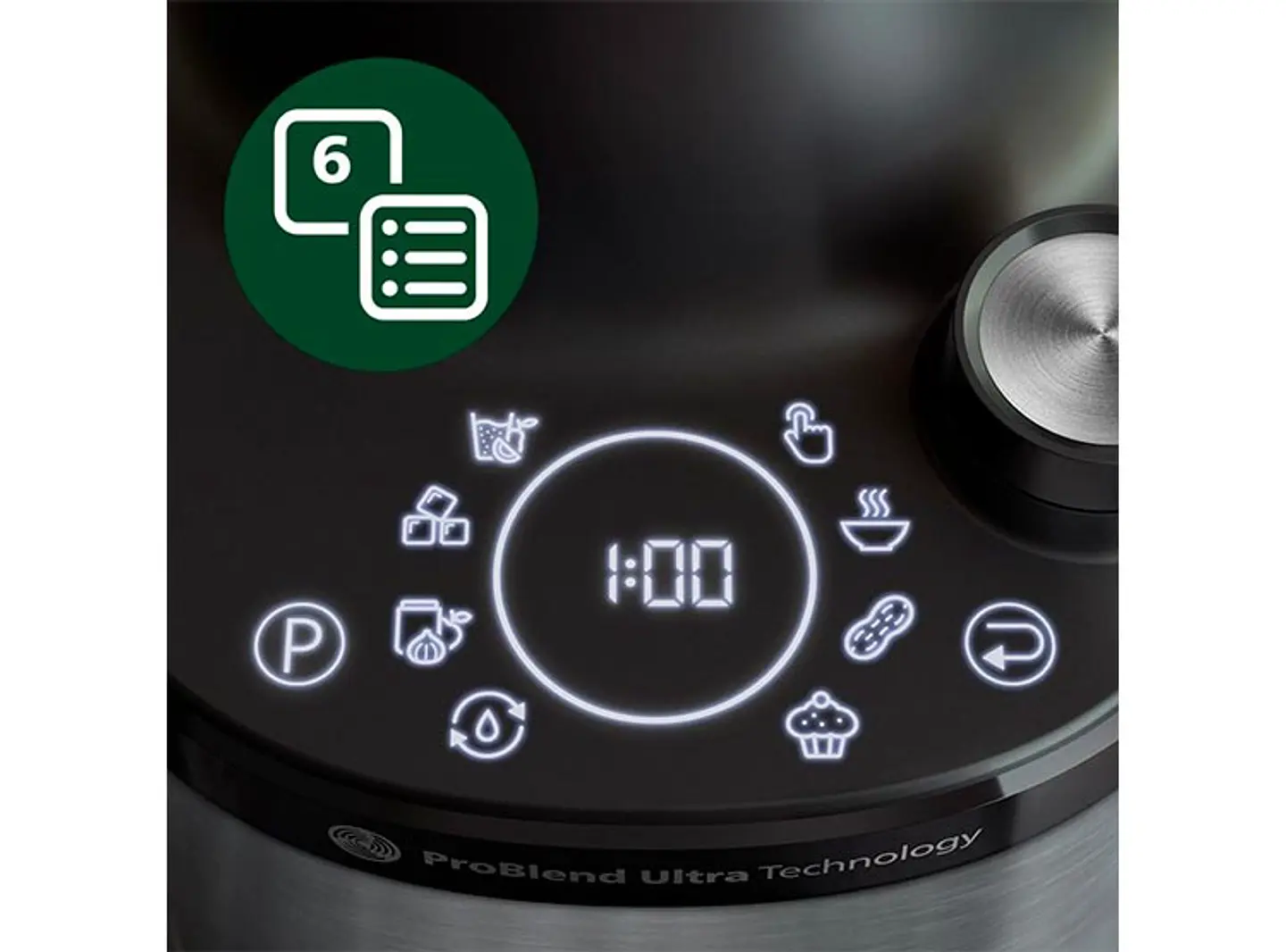 LICUADORA PHILIPS SERIE 7000 HR3760/00 1500W 2 L ACERO 3