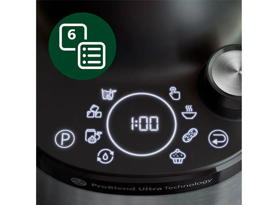 LICUADORA PHILIPS SERIE 7000 HR3760/00 1500W 2 L ACERO 3