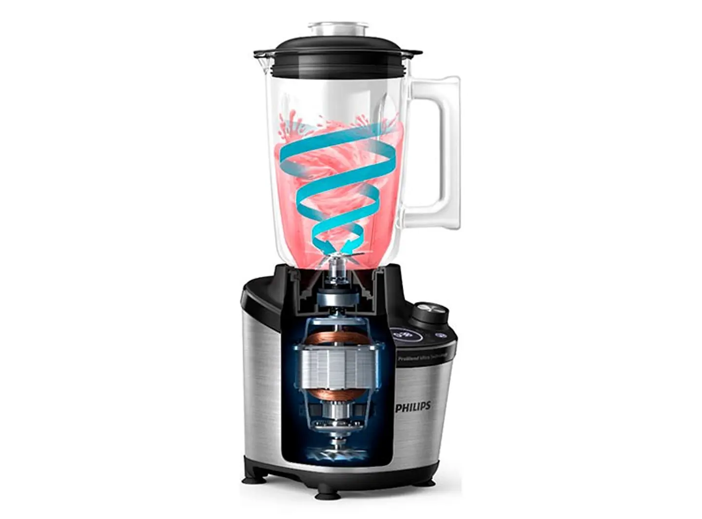 LICUADORA PHILIPS SERIE 7000 HR3760/00 1500W 2 L ACERO 4