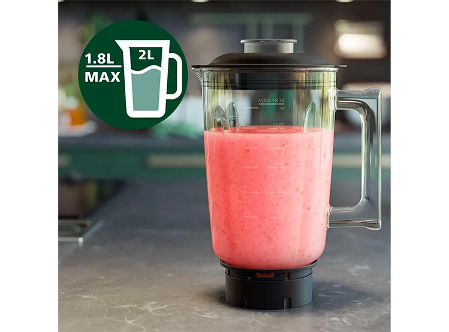 LICUADORA PHILIPS SERIE 7000 HR3760/00 1500W 2 L ACERO 5