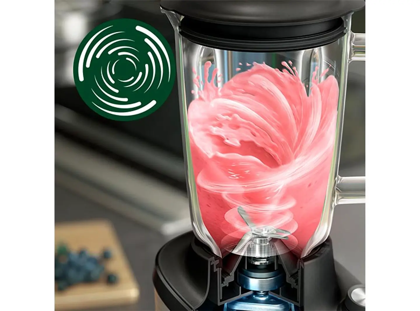 LICUADORA PHILIPS SERIE 7000 HR3760/00 1500W 2 L ACERO 7