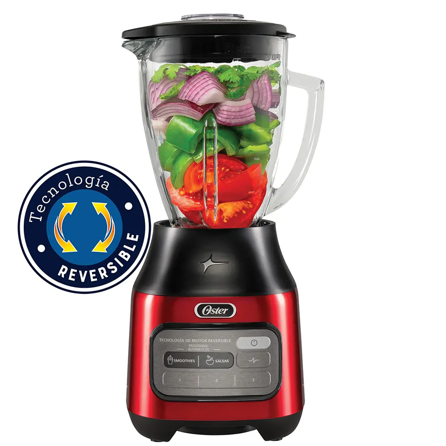 LICUADORA OSTER BLSTPEG-CRT-052 800 W 1.5 L REVERSIBLE 3 VELOCIDADES + PULSO BLSTPEGCRT 1