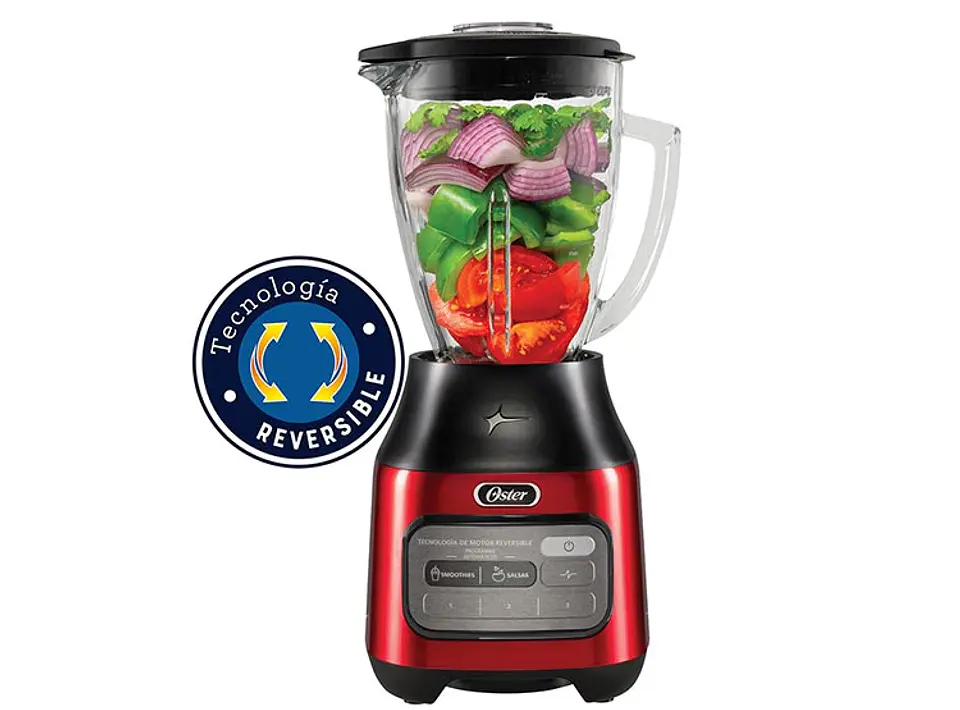LICUADORA OSTER BLSTPEG-CRT-052 800W 1.5 L REVERSIBLE 2 PROGRAMAS AUTOMÁTICOS 3 VELOCIDADES MÁS PULSO 1