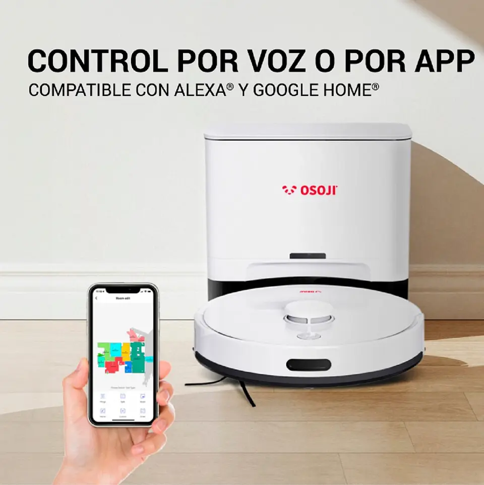 ASPIRADORA Y TRAPEADORA ROBOT OSOJI D1000 PRO 4