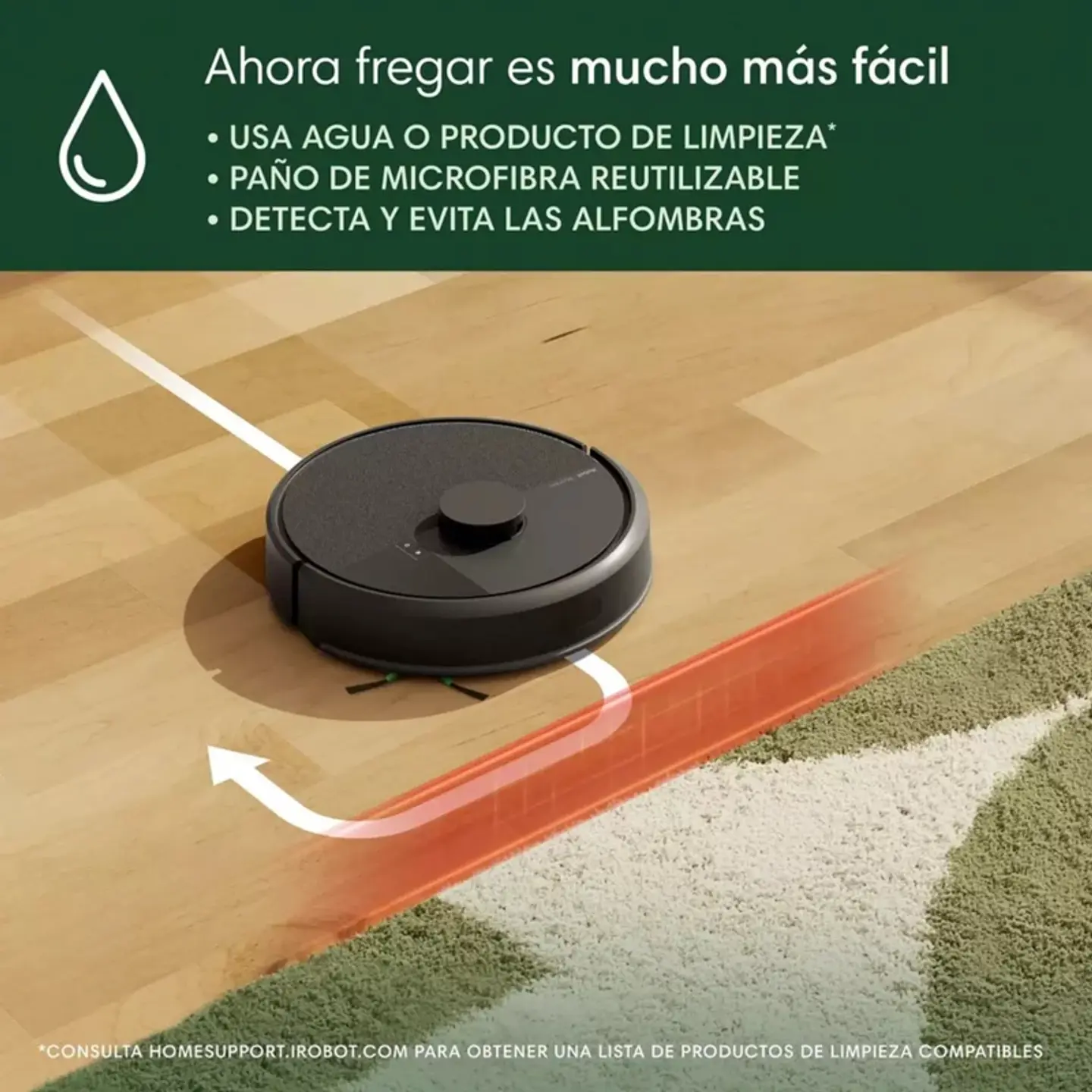 ROOMBA COMBO 105+BASE AUTOEMPTY ASPIRADORA Y TRAPEADORA ROBOT 2 EN 1 IROBOT WIFI 7000 PA 5