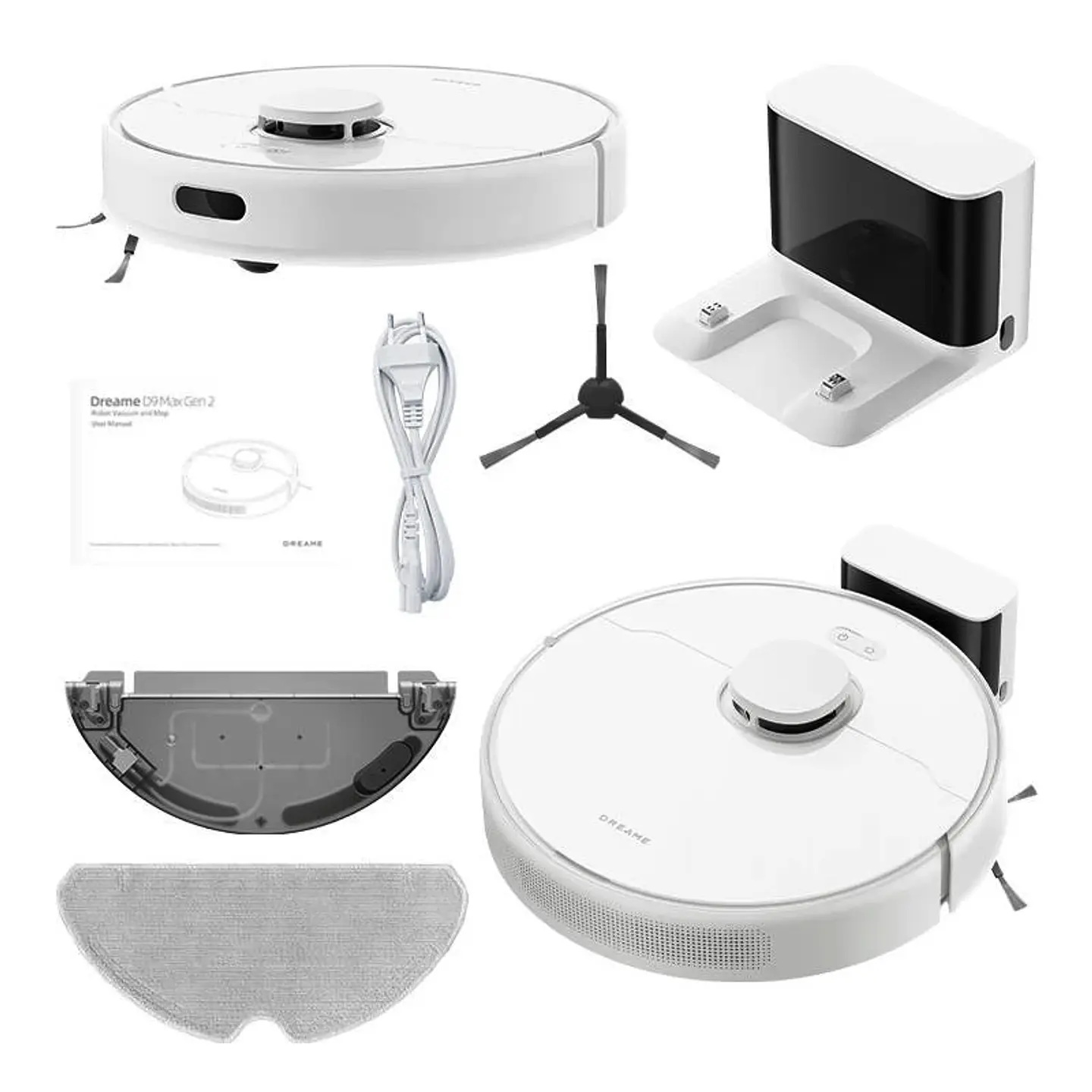 DREAME D9 MAX GEN 2 ROBOT ASPIRADOR BLANCO 6000PA SUCCION 5