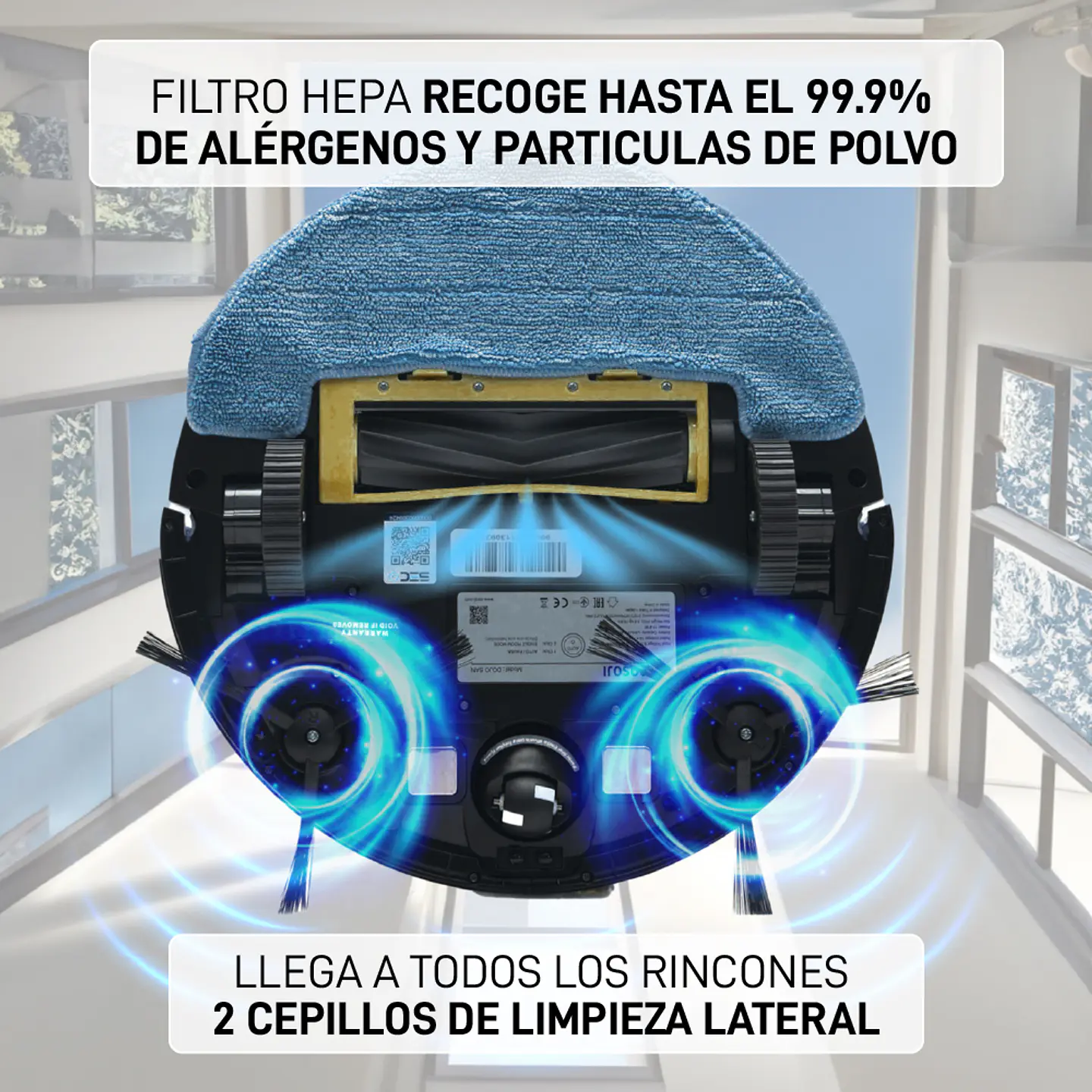 ASPIRADORA Y TRAPEADORA ROBOT OSOJI DUO D990 6