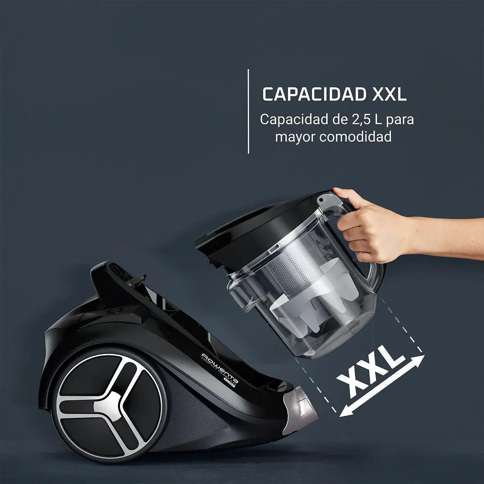ASPIRADORA TRINEO CICLONICA COMPACT POWER XXL 2,5L ROWENTA 7