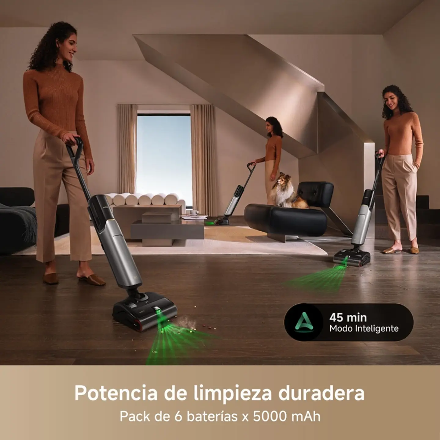 ASPIRADORA WET&DRY MOVA X4 PLUS NEGRA 5