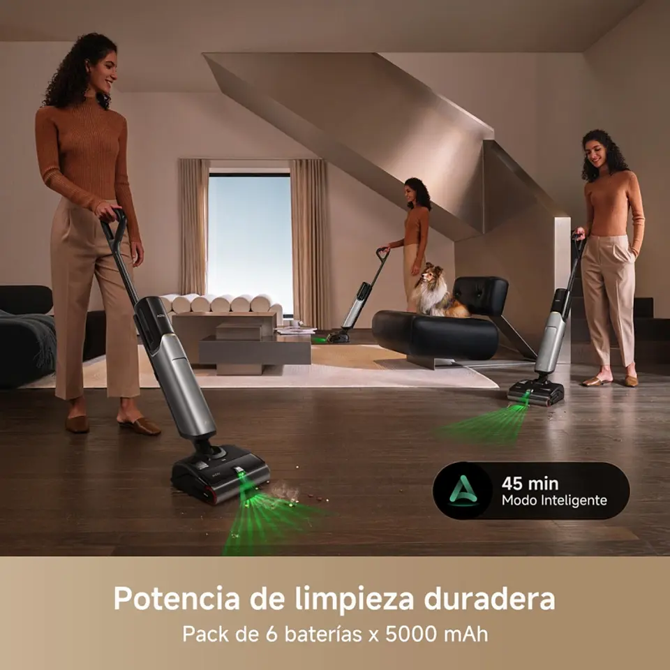 ASPIRADORA WET&DRY MOVA X4 PLUS NEGRA 5