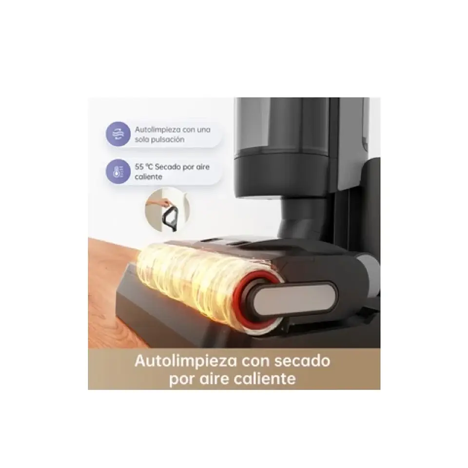 DREAME H12 PRO ASPIRADORA EN SECO Y HÚMEDO, LIMPIEZA DE BORDE A BORDE CON SECADO DE AIRE CALIENTE 2