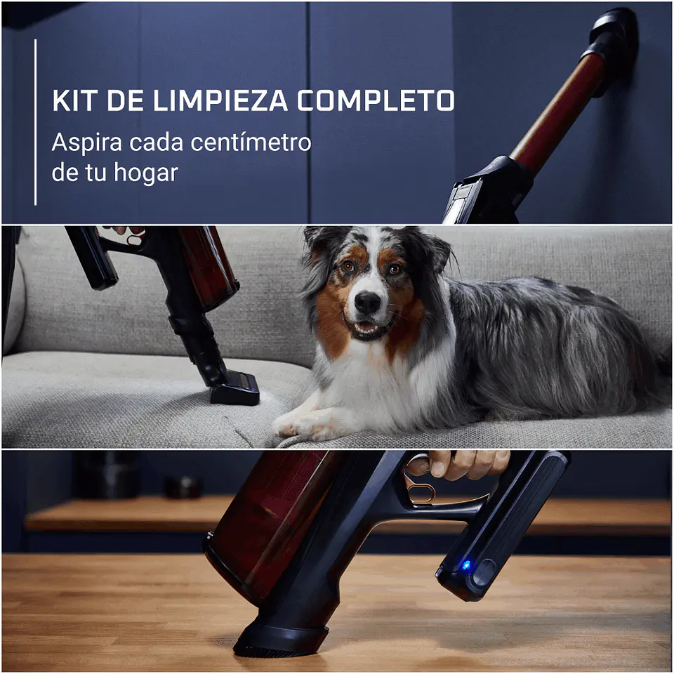 ASPIRADORA VERTICAL X-FORCE 13.60 150W ANIMAL CARE ROWENTA 6