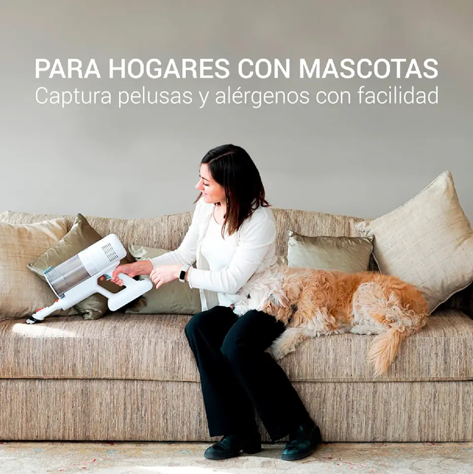 ASPIRADORA VERTICAL INALÁMBRICA D300 PLUS - 650W 7