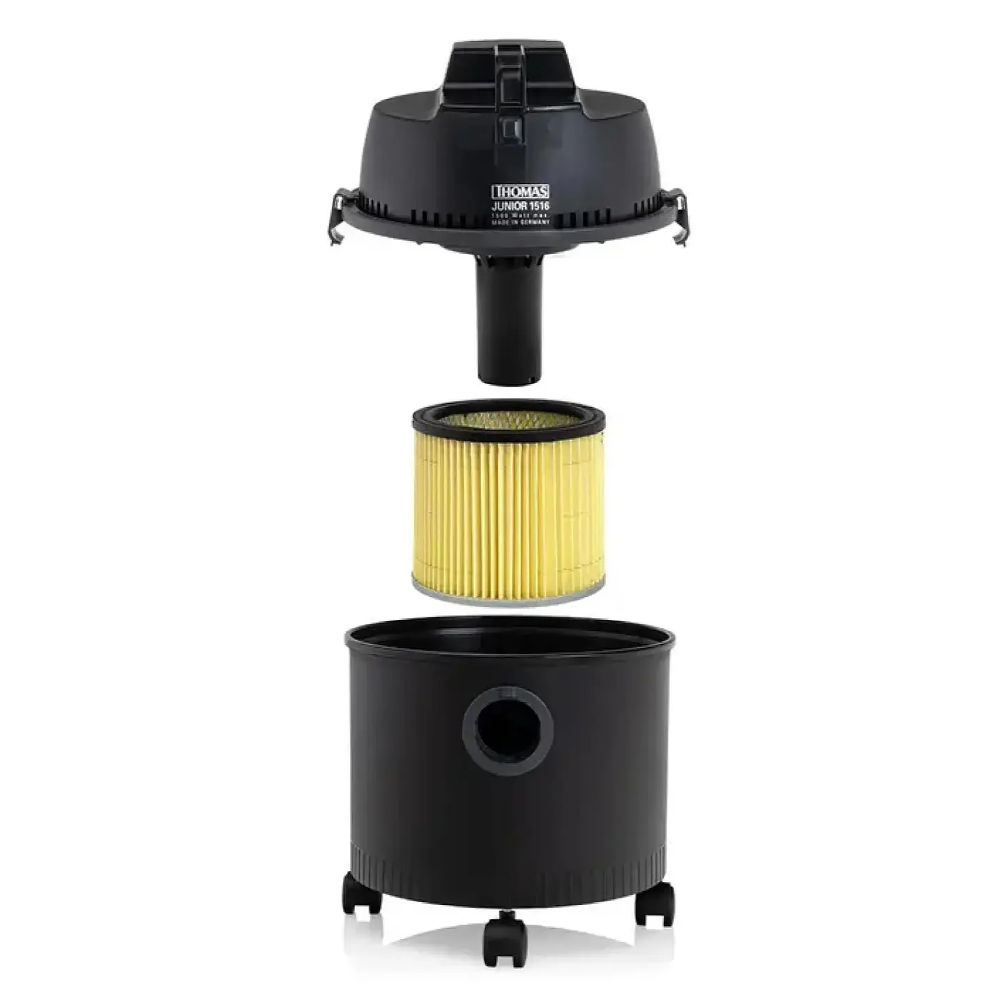 ASPIRADORA TAMBOR 16L 1500W POLVO AGUA NEGRO TH-1516 THOMAS 2