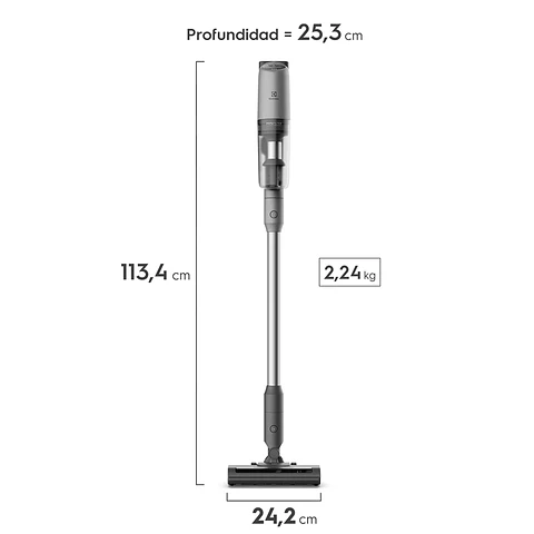 ASPIRADORA VERTICAL ELECTROLUX INALÁMBRICA PTEC100