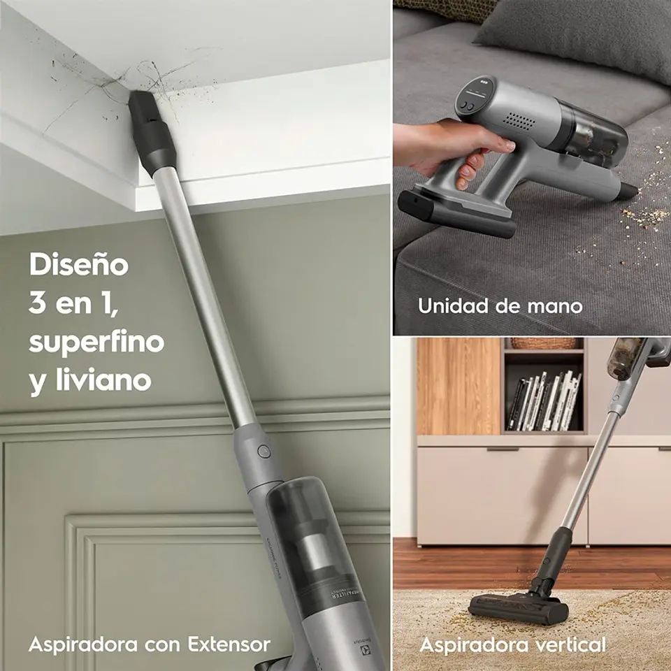 ASPIRADORA VERTICAL ELECTROLUX INALÁMBRICA PTEC100 7