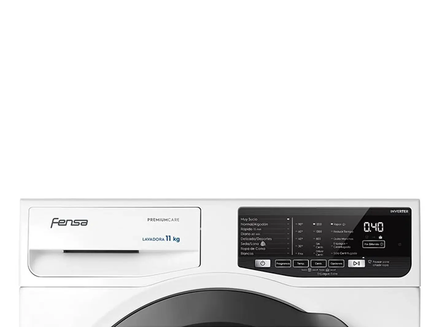 LAVADORA CARGA FRONTAL FENSA PREMIUM CARE 11W 11KG BLANCO 2