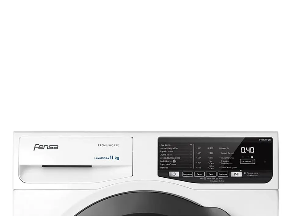 LAVADORA CARGA FRONTAL FENSA PREMIUM CARE 11W 11KG BLANCO 2